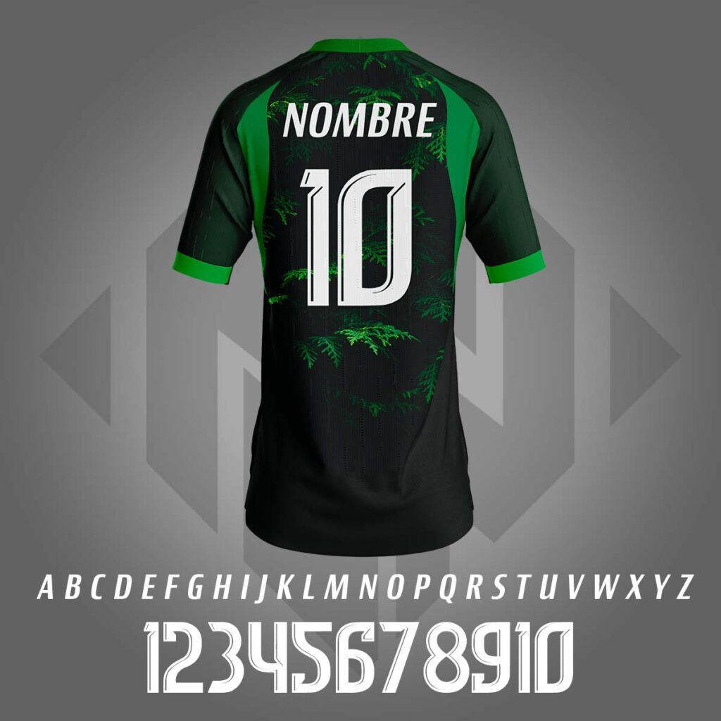 Números de camiseta de fútbol 7