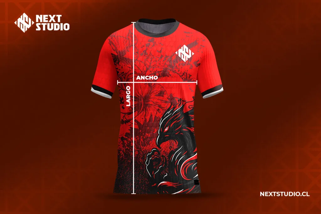 Medida camiseta de futbol
