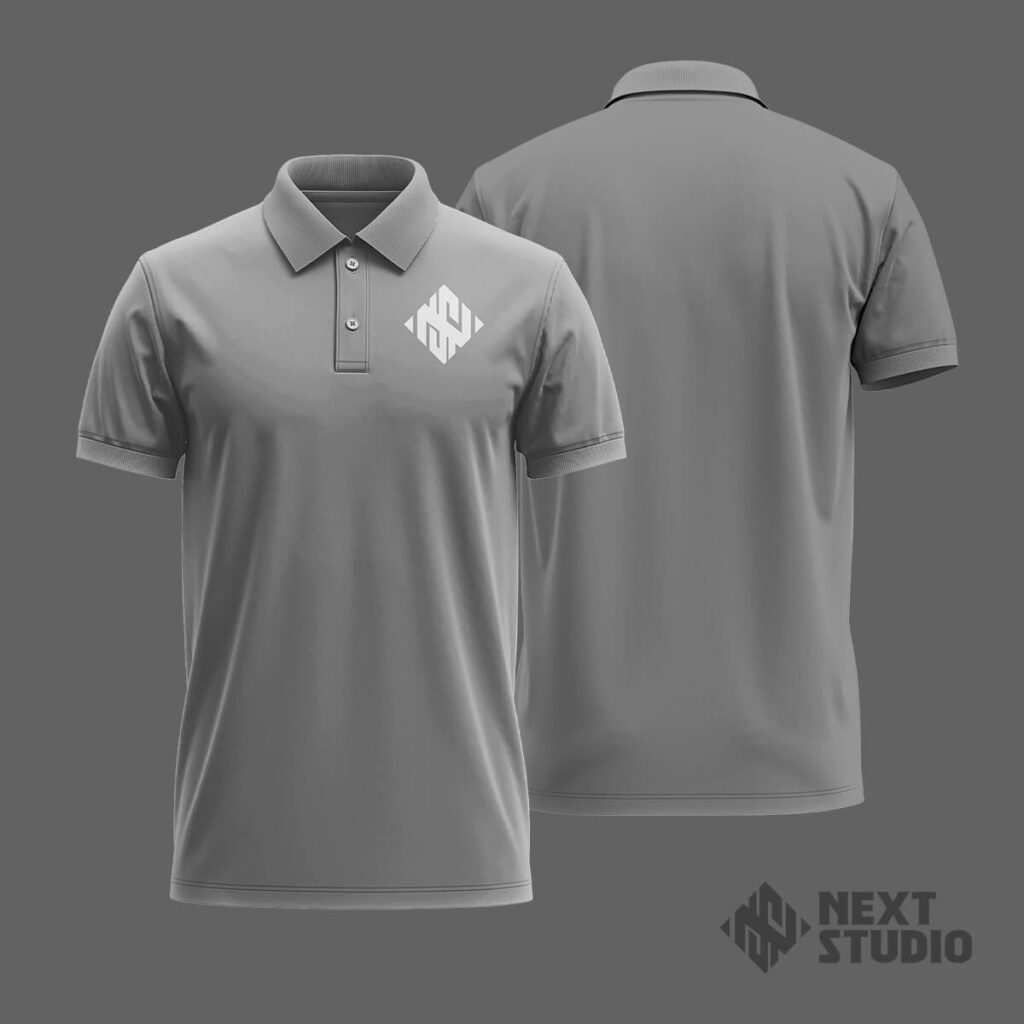 Polera pique plomo