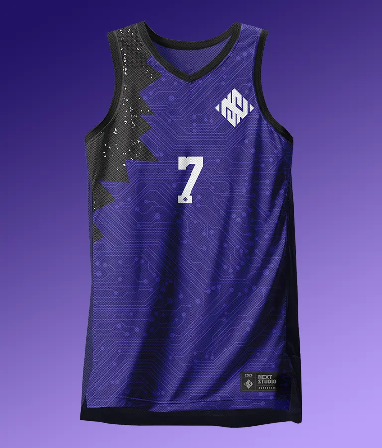 Modelo 2 de camiseta de basketball