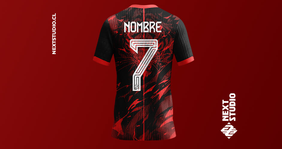 camiseta de futbol con nombre personalizado