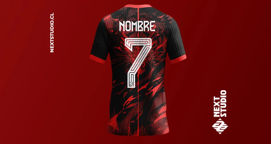 camiseta de futbol con nombre personalizado